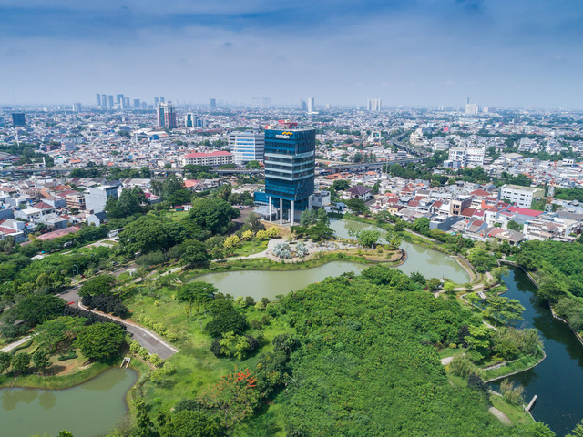 Gedung Bank Mandiri dalam mendukung SGDs. Foto: Dok. Bank Mandiri