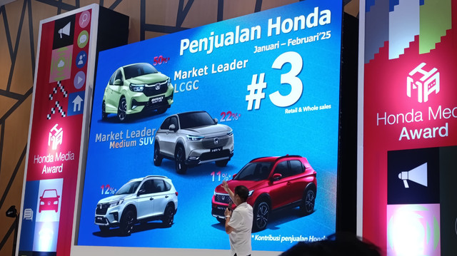 Empat mobil terlaris Honda di awal tahun 2025. Foto: Fitra Andrianto/kumparan