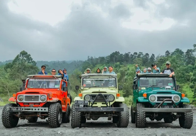 Ilustrasi jeep di lava tour merapi | sumber : instagram lavatourmerapiofficial