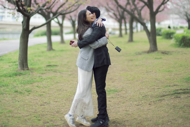 Luna Maya dilamar Maxime Bouttier di Jepang. Foto: Instagram/ @lunamaya