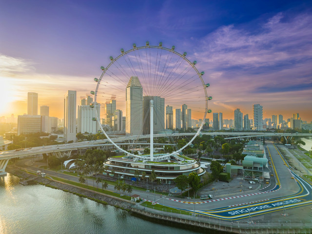 Harga tiket F1 Singapore 2025. Foto pemandangan Singapura. Sumber: Unsplash/VacationTravelInsider