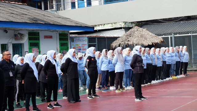 Meriahkan Bhakti Pemasyarakatan, Lapas Perempuan Palembang Gelar Pekan Olahraga