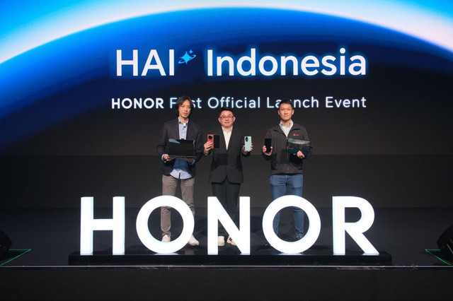HONOR resmi kembali di Indonesia dengan membawa 8 produk unggulan. Foto: HONOR