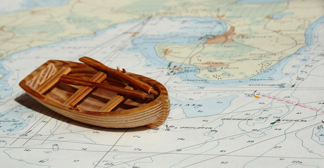 Maritime https://pixabay.com/photos/maritime-chart-ship-jolle-boat-1355265/