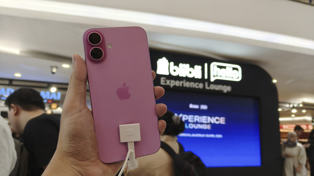iPhone 16 Plus. Foto: Muhammad Fikrie/kumparan