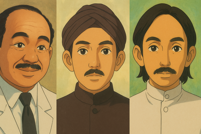 Ilustrasi gambar Tokoh pendiri Budi Utomo, Chatgpt/styleghibli