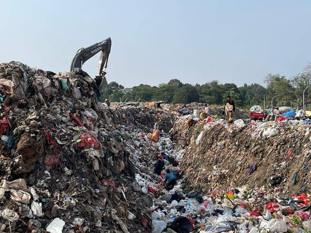 Ilustrasi sampah di TPA Bakung, Teluk Betung Barat, Kota Bandar Lampung. | Foto: Dok. Lampung Geh