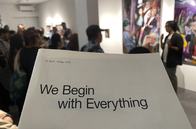 Pameran “We Begin With Everything” di Ara Contemporary (Dok. Hidayat Adhiningrat)