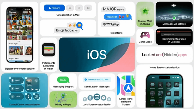 Ilustrasi iOS. Foto: Apple
