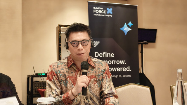 Leon Chen, Regional Lead BytePLus untuk Indonesia dan Malaysia, di Jakarta, Kamis (24/4). Foto: Muhammad Fikrie/kumparan