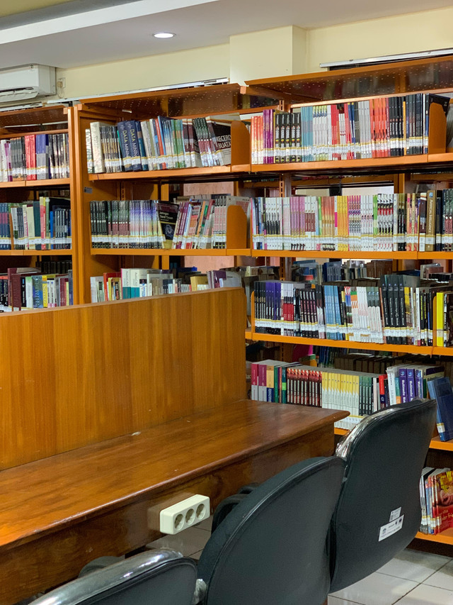 Ilustrasi perpustakaan (sumber: dokumen pribadi)