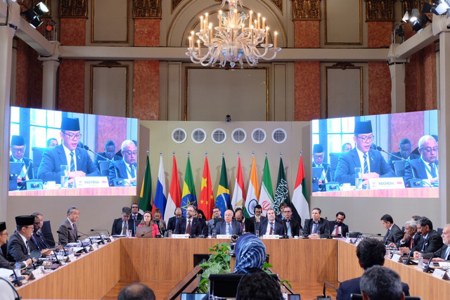 Menlu Sugiono menghadiri BRICS Foreign Minister Meeting (FMM) di Brasil. Foto: Kemlu RI