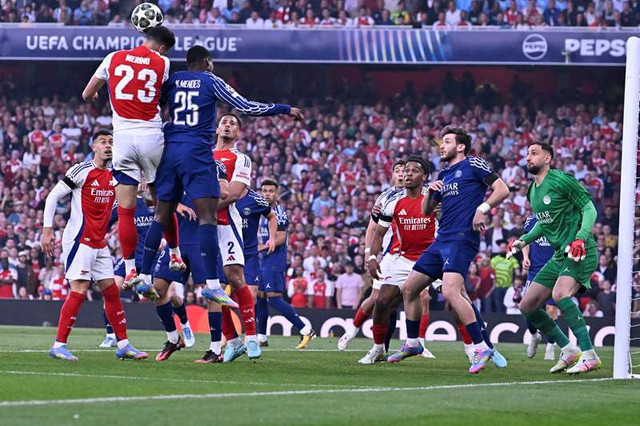 Duel Arsenal vs Paris Saint-Germain di leg pertama semifinal Liga Champions, Rabu (30/4) dini hari WIB. Foto: Paris Saint-Germain