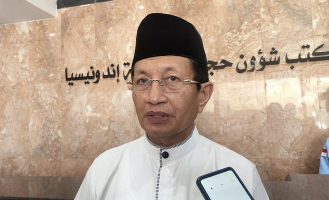 Menag Nasaruddin Umar di Makkah. Foto: Kemenag RI