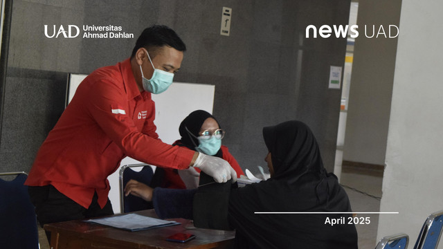 Donor Darah BEM FSBK Universitas Ahmad Dahlan (UAD) (Dok. Anove)