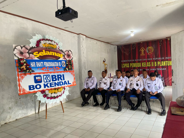 Lapas Plantungan Ikuti Tasyakuran Hari Bhakti Pemasyarakatan Ke61 Secara Virtual