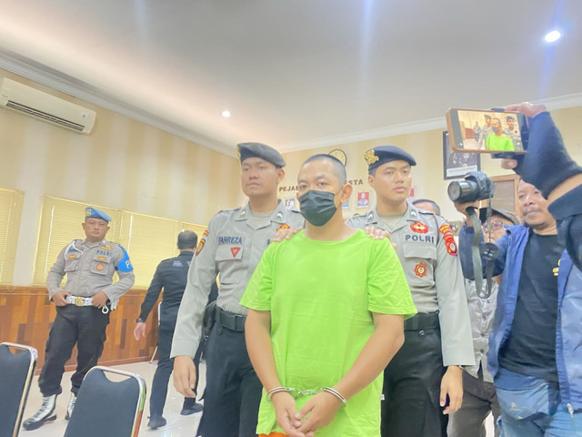 EA (22), warga Sleman yang ditangkap polisi karena menjadi pelaku begal payudara. Foto: Resti Damayanti/Pandangan Jogja