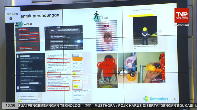 Menkes beberkan bukti bukti bullying di PPDS saat rapat dengan Komisi IX DPR. Foto: Youtube/ TV Parlemen