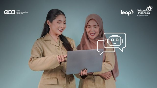 OCA Chatbot Builder hadir untuk mengoptimalkan pelayanan publik lewat sistem komunikasi digital terintegrasi. Foto: Dok. Telkom