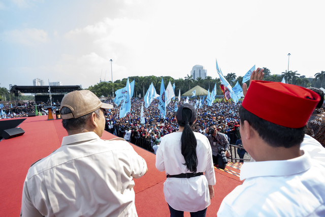 Ketua DPR Puan hadiri May Day 2025 di Monas. Foto: Istimewa