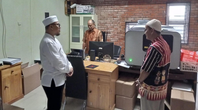 DT Peduli Jakarta silaturahmi dengan Ikatan Tuna Netra Muslim Indonesia (Sumber : DT Peduli)