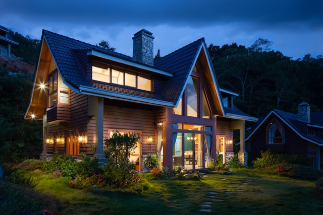 Villa di Garut untuk 15 orang. Foto hnaya ilustrasi, bukan tempat yang sebenarnya. Sumber: Unsplash/Vu Anh