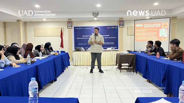 Muh. Rayhan Maulana Pemateri Bootcamp Konselor Sebaya Universitas Ahmad Dahlan (UAD) (Dok. PKK Bimawa)