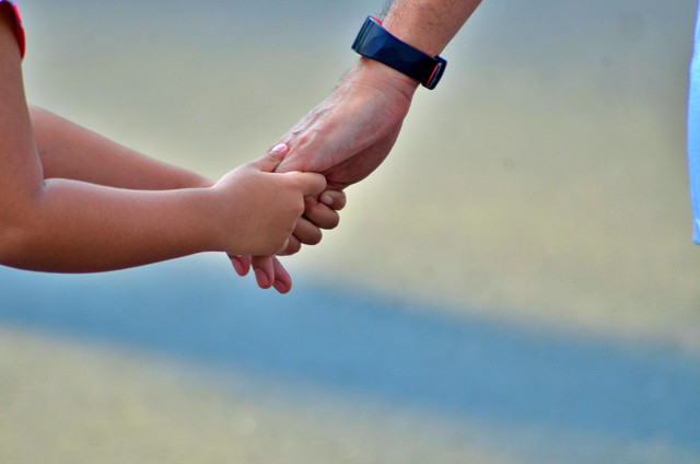 https://cdn.pixabay.com/photo/2020/04/18/09/47/child-5058511_1280.jpg (Ilustrasi anak menggenggam tangan ayahnya)