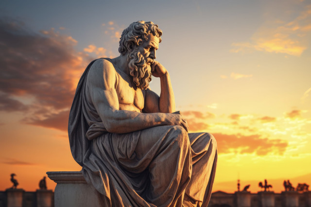 The ancient-greek-deity-philosopher-statue (Ilusrasi)/Image by freepik