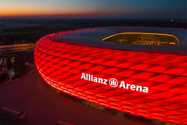 Allianz Arena, lokasi pertandingan final Liga Champions 2025. Foto: Allianz Arena