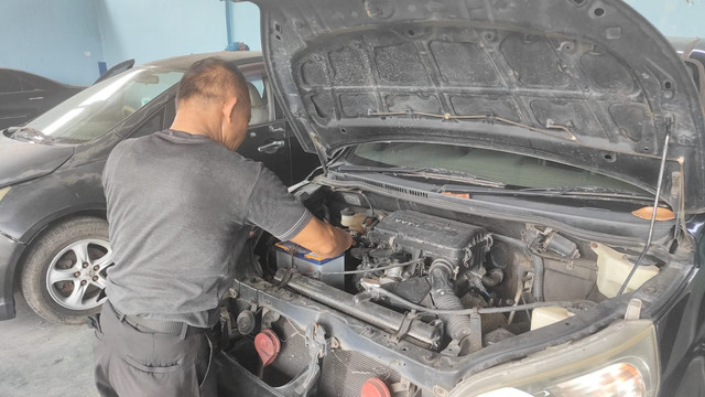 Rupbasan Mojokerto Lakukan Perawatan Mobil Rampasan KPK RI