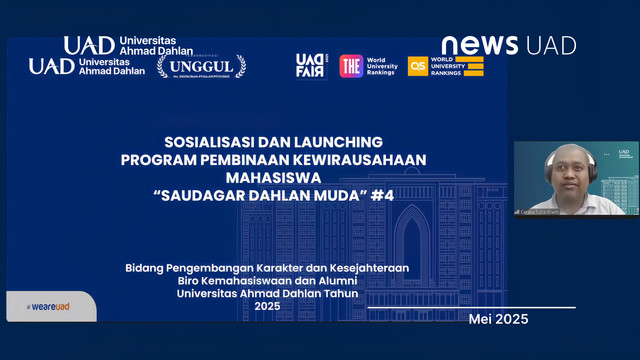 Sosialisasi dan Lauching Universitas Ahmad Dahlan (UAD) FAIR 2025 (Foto Ika)