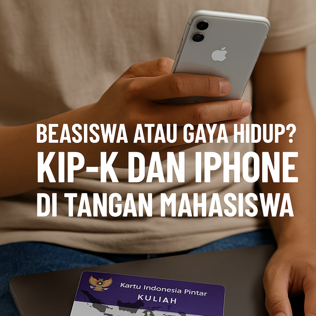 "Dana pendidikan bukan untuk pamer, tapi untuk belajar. KIP-K adalah tanggung jawab, bukan gaya hidup.".source:ChatGPT