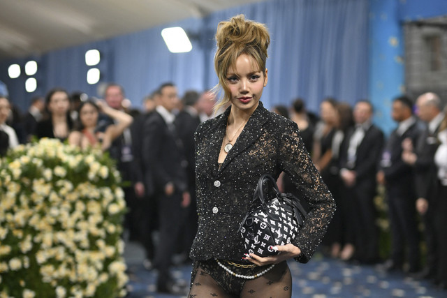 Lisa Blackpink di Met Gala 2025. Foto: Angela Weiss/AFP