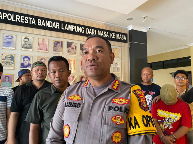 Kapolresta Bandar Lampung, Kombes Pol Alfret Jacob Tilukay. | Foto: Sinta Yuliana/Lampung Geh