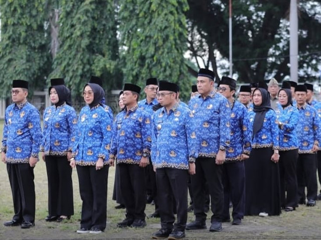 ASN di lingkungan pemerintah Provinsi Lampung | Foto: Dok. Adpim