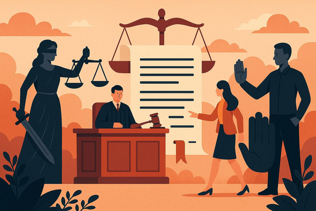 Ilustrasi: Menguji RUU KUHAP: Antara Kepentingan Penegakan Hukum dan Perlindungan HAM. Sumber: ChatGPT