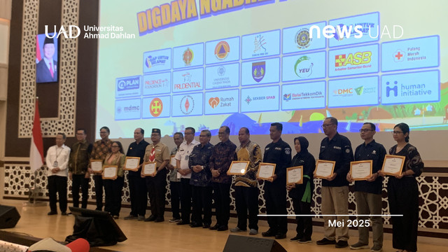 Penganugerahan Digdaya 2025 di Amphitarium Kampus 4 Universitas Ahmad Dahlan (UAD) (Foto Darmawan)