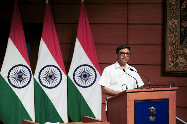 Vikram Misri. Foto: Priyanshu Singh/REUTERS