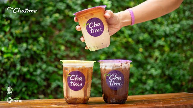 Chatime meluncurkan varian baru hazelnut chocolate milk tea versi kopi. Foto: Chatime