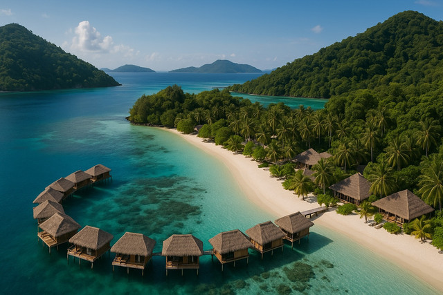 Ilustrasi Pulau Bawah - Iustrasi oleh penulis