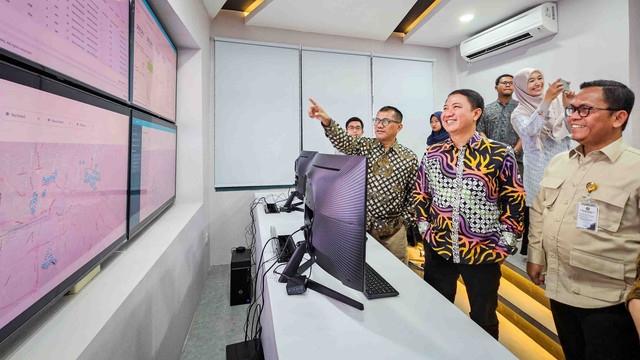 Kementerian Agama merilis pusat kendali haji atau Hajj Command Center (HCC). HCC berlokasi di Gedung Siskohat Lantai 1 Direktorat Jenderal Penyelenggaraan Haji dan Umrah (Ditjen PHU), Jakarta. Foto: Dok. Kemenag RI