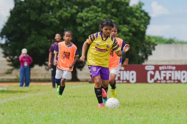 SDN Klepu 03 di MilkLife Soccer Challenge Semarang yang mengikuti Piala Pertiwi U-14 & U-16 Regional Semarang. Foto: Instagram/@womensfcklepu03