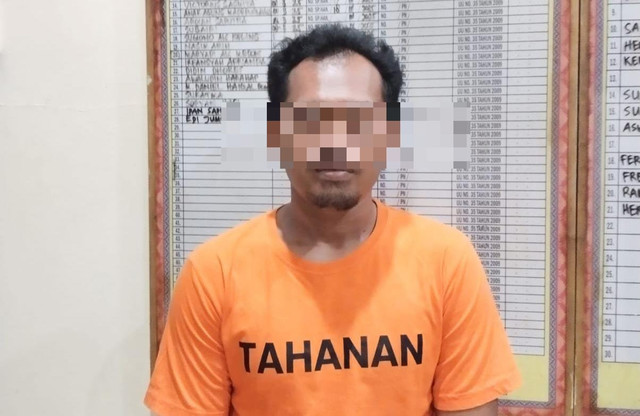 Pencuri AC di Kantor MPP Kalianda, Lampung Selatan. | Foto: Dok Humas Polres Lampung Selatan