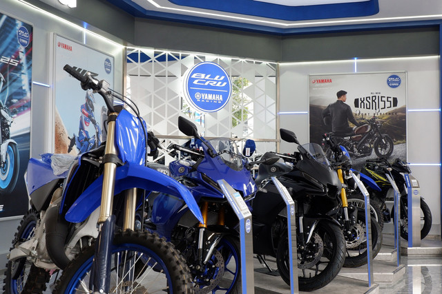 PT. Yamaha Indonesia Motor Manufacturing (YIMM) meresmikan Flagship Shop di Denpasar, Bali, Jumat (9/5/2025). Foto: Sena Pratama/kumparan