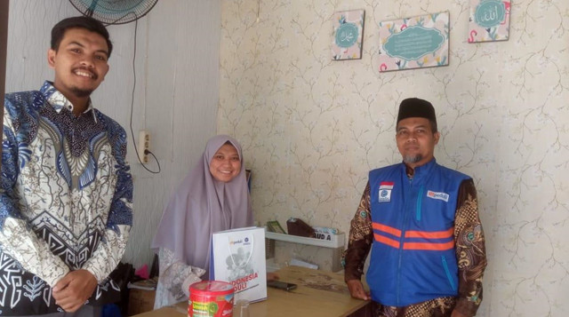 Penandatanganan Kerjasama DT Peduli Depok dan TAUD Al Mi'raj (Sumber : DT Peduli)