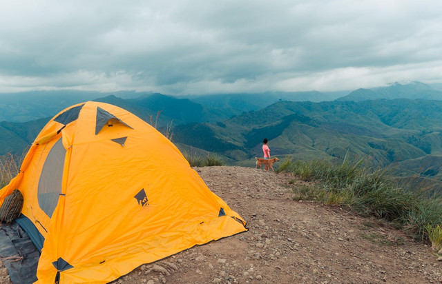 Camping Ground Merbabu. Foto hanya ilustrasi bukan tempat sebenarnya. Sumber: Pexels/Camping Ground Merbabu