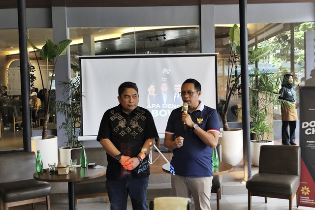 Suasana acara diskusi Gerakan Milenial Pencinta Tanah Air (Gempita) di Menteng, Jakarta, Sabtu (10/5/2025). Foto: Luthfi Humam/kumparan