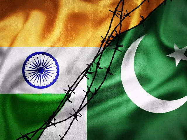 Ilustrasi bendera India dan Pakistan. Sumber: IStock