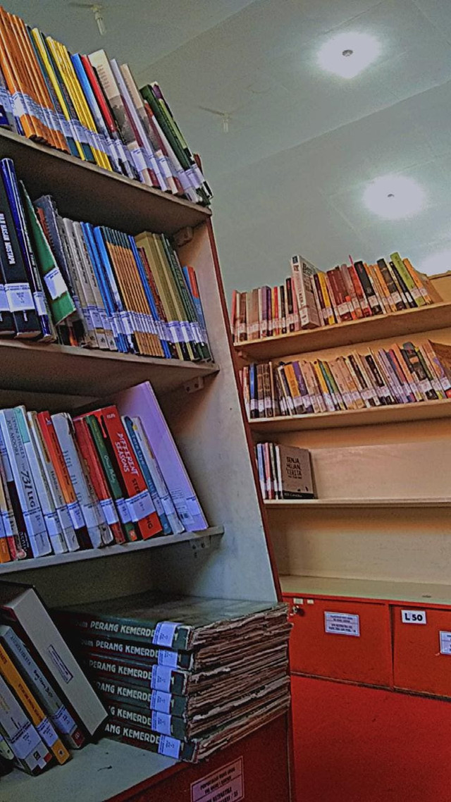 Ilustrasi Perpustakaan Sekolah (Dokumentasi ini milik pribadi)